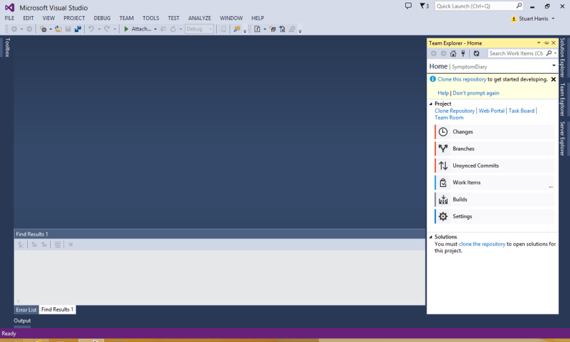 Select Git Repository
